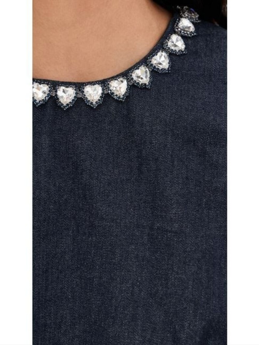 Zimmermann Women's Blue Embellished Deearl-Trim Dress Size S/ 1 - Picture 12 of 12